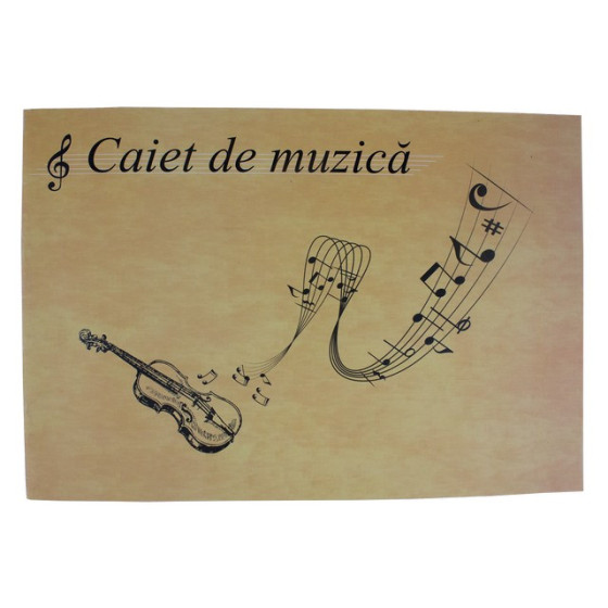 Caiet muzica 17*24 cm , 16 file My School EVOffice - 1