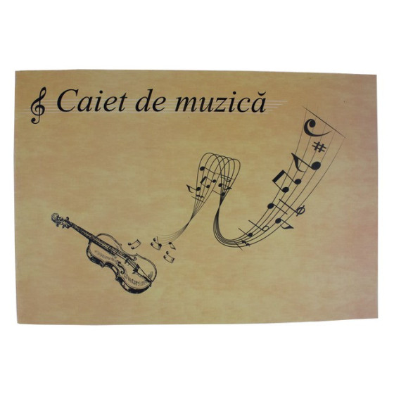 Caiet muzica 17*24 cm , 16 file My School EVOffice - 1