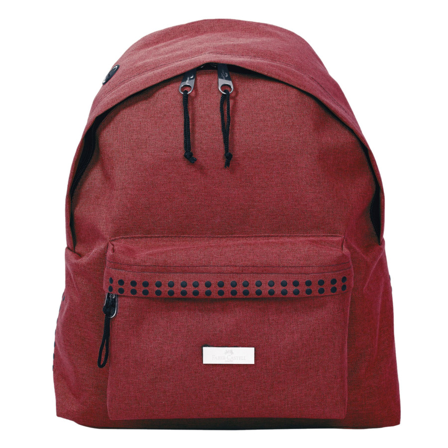 RUCSAC GRIP MELANGE ROSU MARSALA FABER-CASTELL - 1