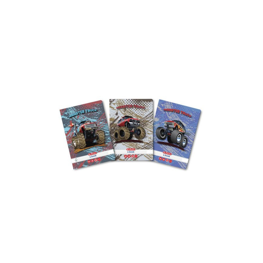 CAIET HERLITZ A5 48 FILE DICTANDO MONSTER TRUCK - 1