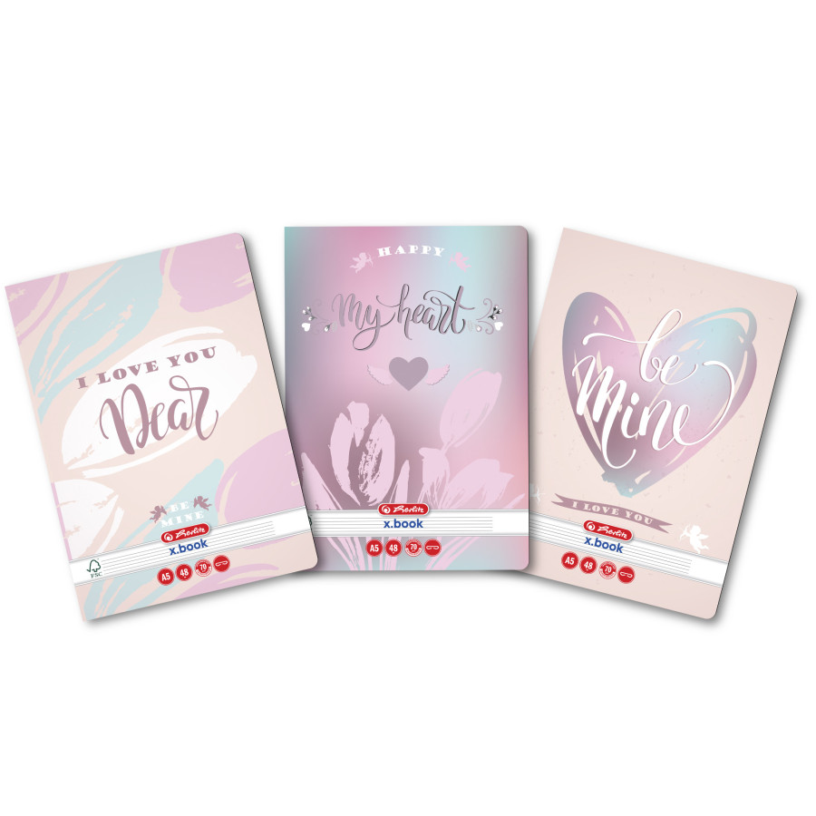 CAIET HERLITZ A5 48 FILE DICTANDO MOTIV BE MINE - 1